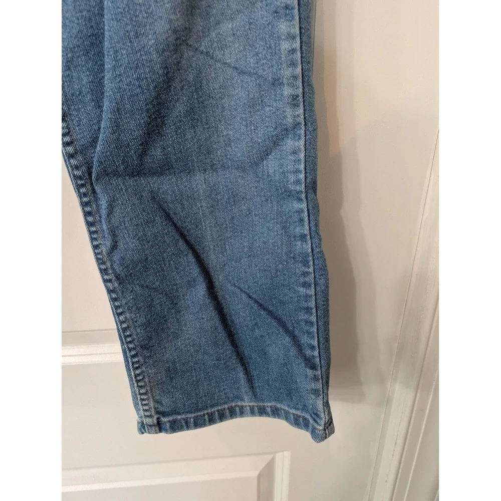 Levis 541 Mens Light Wash Orange Tab Elastic Waist‎ Straight Leg Jeans W35 L32